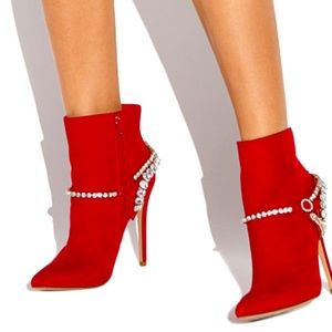 Jaynie Rhinestone Embellished Bootie